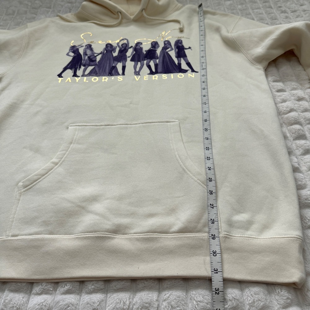 Taylor Swift XL Taylor's Version Speak Now Oversized Hoodie Sweatshirt Eras Tour - Picture 5 of 6
